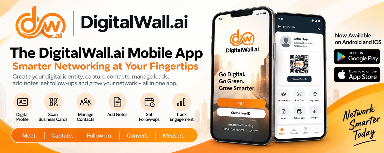 Introducing the DigitalWall.ai Mobile App: Smarter Networking at Your Fingertips